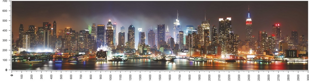 скинали с фотопечатью с изображением города на кухне